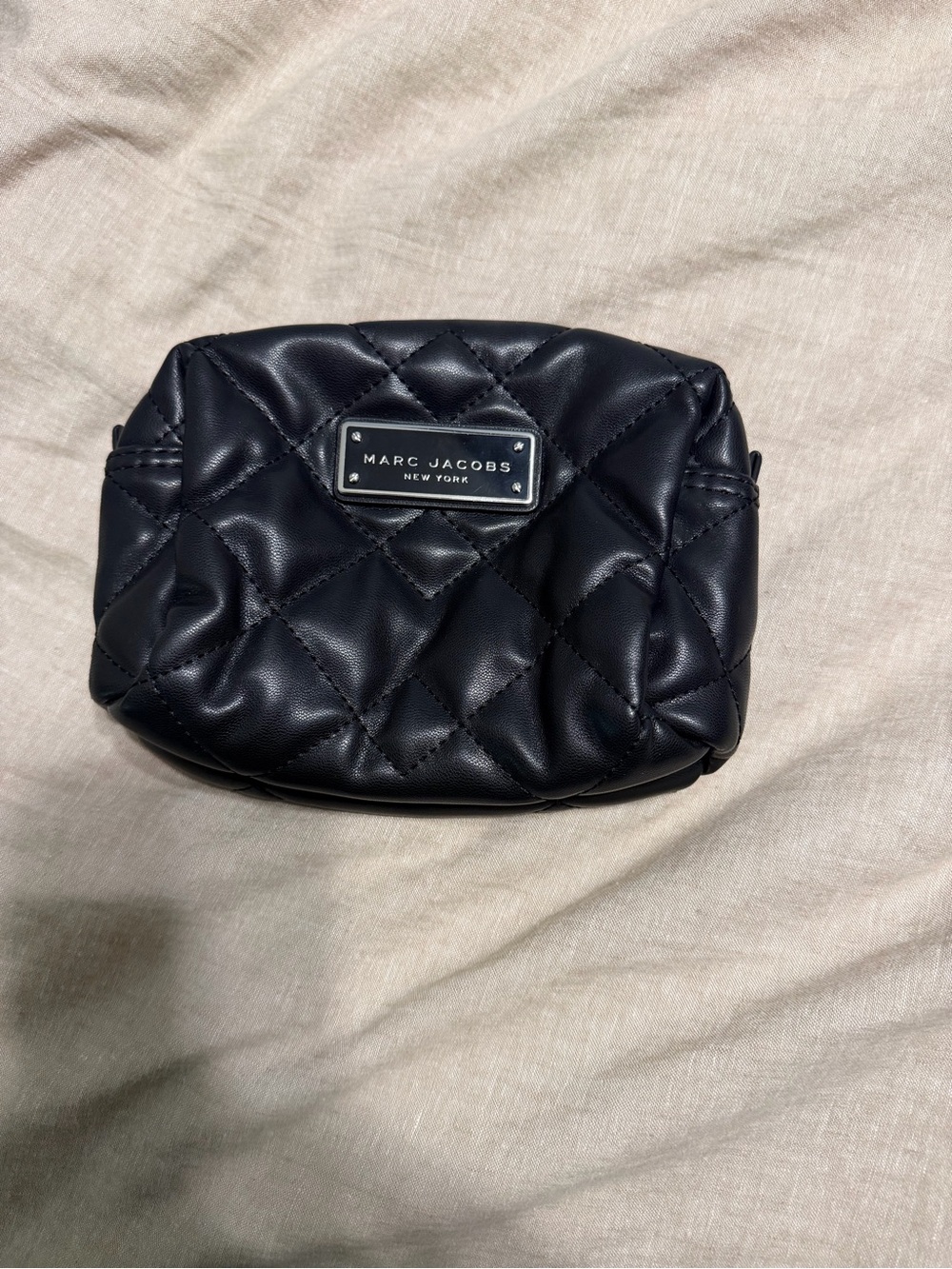 Marc Jacobs Moto Quilted Cosmetic Pouch in Black - Picture 8 of 12